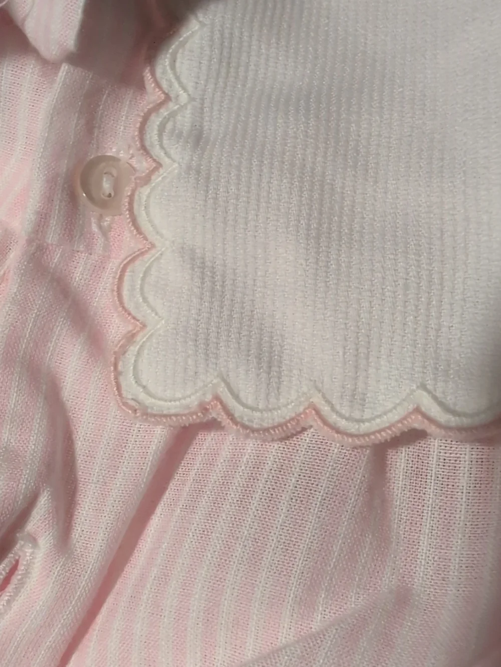 Vintage Carter's 3pc Pink‎ Seersucker Dress Bonnet Set Nautical Smocked